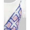 thumbnail image 3 of Tallas de tamaño más anudado 2 en 1 camiseta de manga corta Rosegal Camisetas tallas grandes, 3 of 5