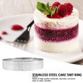 thumbnail image 4 of Molde de Cocina Tarta anillos antiadherente Muffin pastel molde para hornear moldeado en capas (8 cm) JShteea Libre de BPA, 4 of 8
