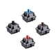 thumbnail image 4 of Teclado mecánico Original Cherry mx de 3 pines, interruptores marrón, azul, rojo, blanco, transparente, plateado, negro, gris y verde, 4 of 5