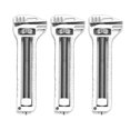thumbnail image 2 of Mini Llave Multílool, Abridor de Botella de Llave Ergonómica Resistente Zinc Aluminio 3pcs para acampar, 2 of 7