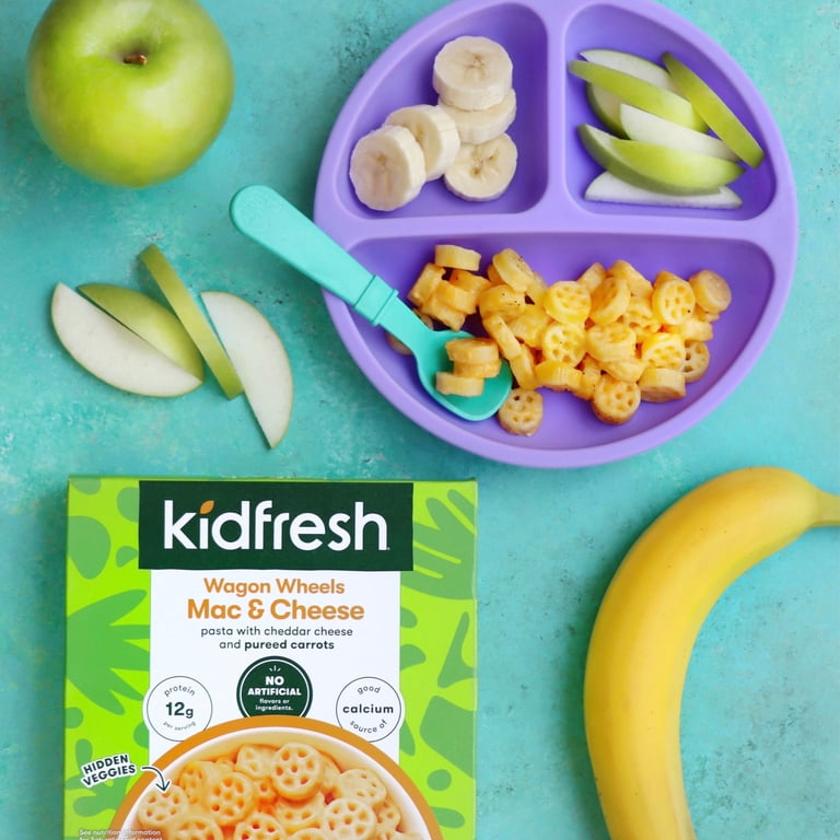 Kidfresh Wagon Wheels Mac & Cheese Meal, Frozen, 7.25 oz - Walmart.com
