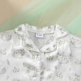 thumbnail image 5 of NIEWTR Girls 2 Piece Pajamas Set Button Down Pjs Ruffle Sleepwear Soft Comfortable Loungewear size 7-8(White,3-4 Years), 5 of 6