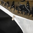 thumbnail image 4 of Catabedysis Rustic Camping Bedding,Bear Tent Print Duvet Cover Full For Boys,Brown Black,Black Reversible,3 Pieces,1 Duvet Cover and 2 Pillowcases, 4 of 6