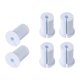 thumbnail image 1 of Pasacables flexibles para enrutamiento de cables de 6 piezas, aptos para orificios de pared de 1 pulgada de goma Blanco, 1 of 9
