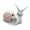White, variant on Pebbuoy Skull Snail Ornament Resin Craft Sculpture Garden Yard Halloween Skull Snail Figurine Gothic Home Decoration