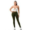 thumbnail image 5 of 4 Pack Women's High Waisted Leggings Ultra Soft Wide Waistband Pants S-3XL Plus Size Available, 5 of 7