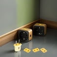 thumbnail image 1 of Hytrove 100Ud Adhesiva Para Fijar Enchufes De Pared Uso Doméstico Color Amarillo, 1 of 6