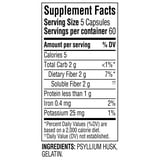 Himalaya Organic Psyllium Husk Powder, Daily Dietary Fiber Supplement Appetite Management 56 Teaspoon Supply 12 Oz