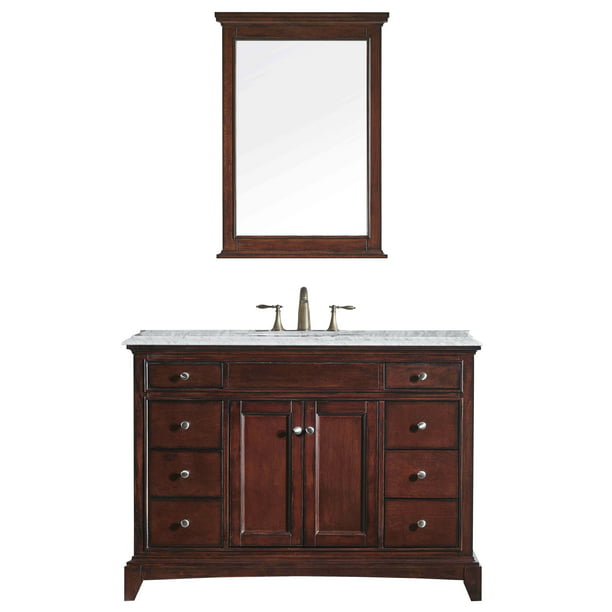 Eviva Elite Stamford 42 Teak Solid, Best Solid Wood For Bathroom Vanity