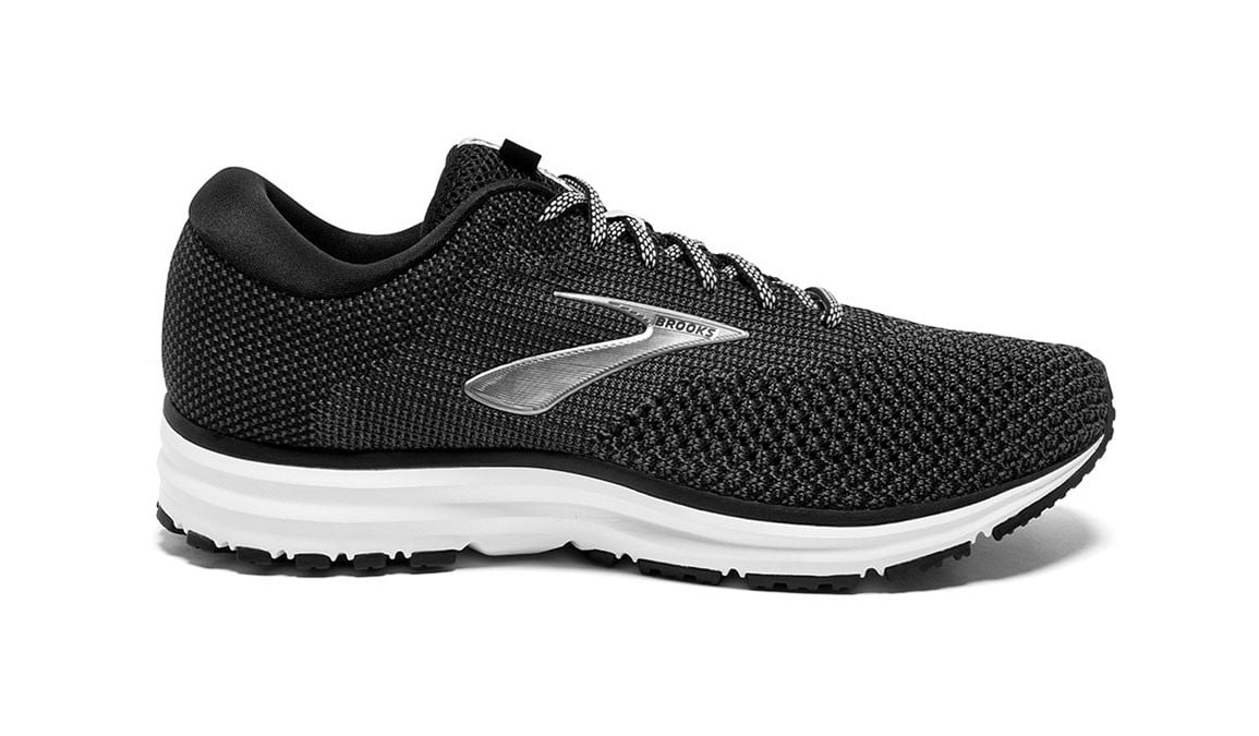 Brooks - Men's Brooks Revel 2 Running Shoe - Color: Black/Grey (Regular ...