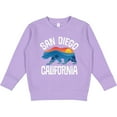 thumbnail image 2 of Inktastic San Diego California Bear Sunset Toddler Sweatshirt, 2 of 4