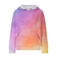 thumbnail image 6 of Mercatoo Girls Boys Hoodies Cute ??2k Tie Dye Print Sweatshirt Casual Comfy Soft Long Sleeve Pullover Toddler Fall Winter Warm Clothes, 6 of 7