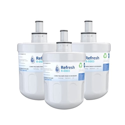 3 Pack Fits Samsung WF289 Refrigerators Refresh Replacement Water Filter 