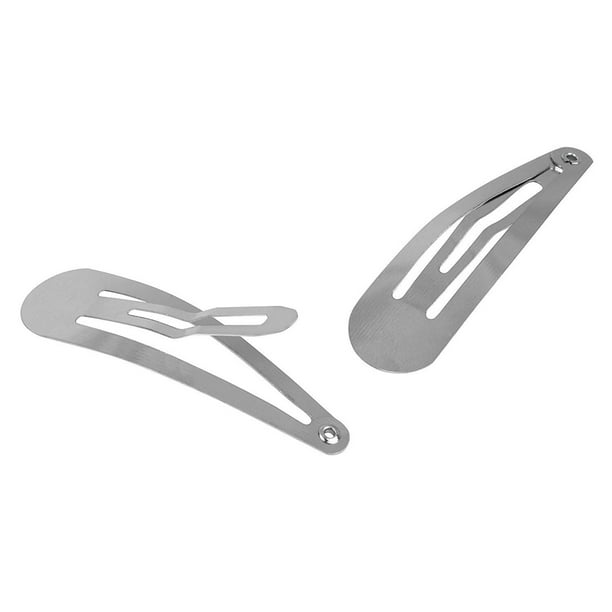 Snap Clips 100Pack Hair Clips, No Slip Metal Hair Barrette, Hair