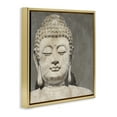 thumbnail image 4 of Stupell Industries Rustic Buddha Portrait History & Language Painting Gold Floater Framed Canvas Art Print Wall Art, 25 x 25, 4 of 10