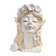 thumbnail image 1 of Estatua de niña hada Perfecl Adorno de escritorio Hada Maceta Figura decorativa Rosa, 1 of 8