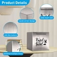 thumbnail image 3 of Fondo de viaje HuaArt de acero inoxidable Piggy Bank para adultos, 3 of 7