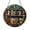 Acrylic 3.5 Inch, variant on Book Collection Stained Glass Style Suncatcher, Decorative Window Hanging with Library Scene