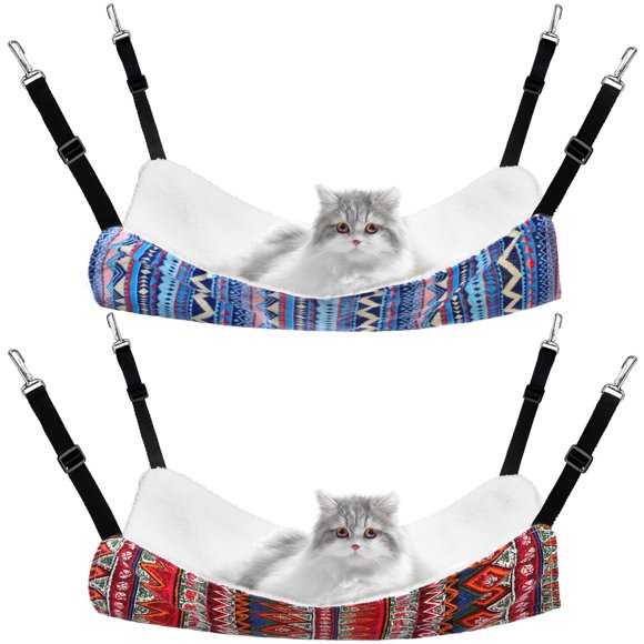 Hamaca colgante reversible para gatos Jetec, suave y transpirable