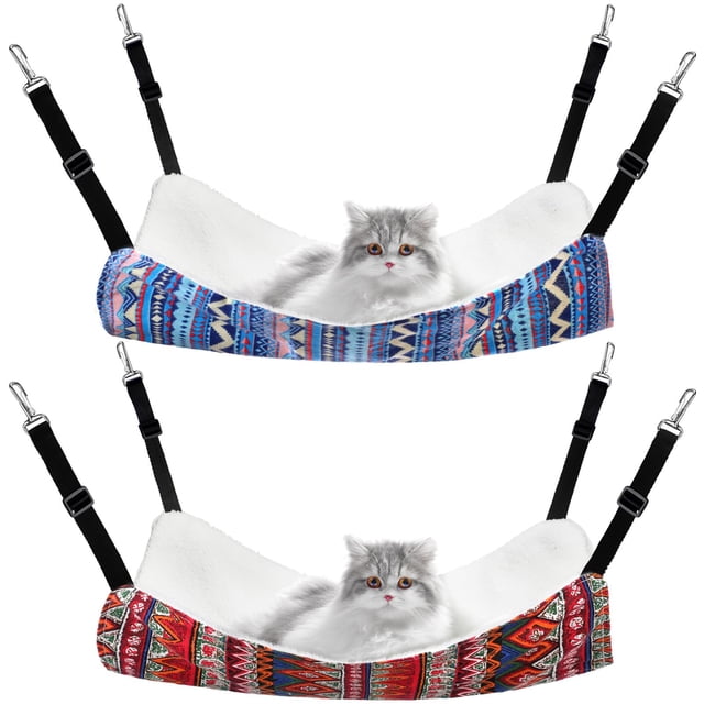 Hamaca colgante reversible para gatos Jetec, suave y transpirable