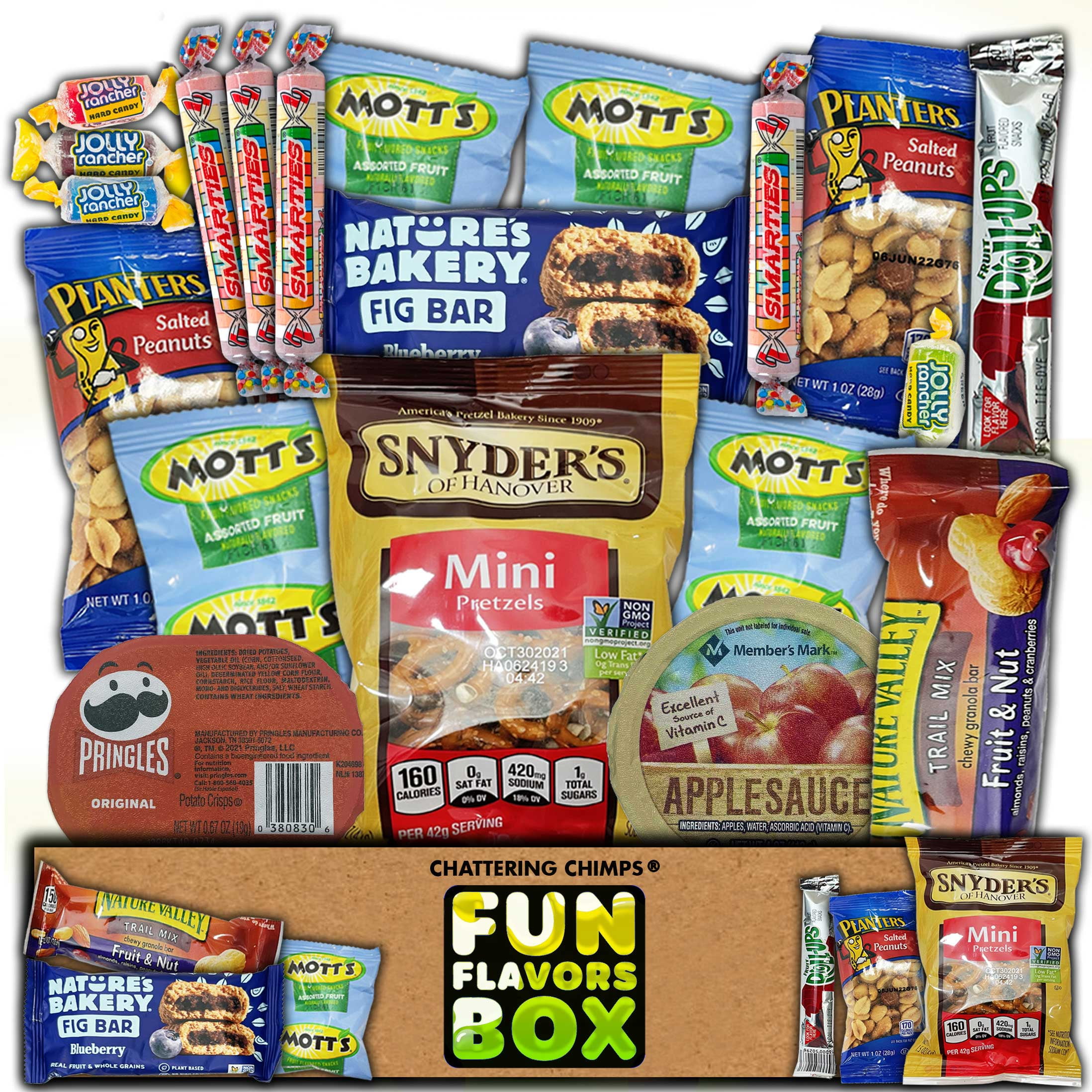  SnackBOX Healthy Protein Bars Fitness Snacks BOX Care Package  (20 Count) Valentines Day College Variety Pack Energy Basket Gift Baskets  Athletes Weightlifters Marathon Training College Runners Guys Girls Adults  Kids Grandkids