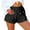 Black, variant on JIKNTTR Shorts for Women Trendy Button Casual Shorts High Comfy Beach Waisted Flowy Women Summer With Pockets Women's Shorts Running Athletic Shorts