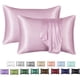 thumbnail image 1 of 1 Pair, Solid Color Faux Silk Satin Pillowcase, Household Bedding, Envelope Pillowcase, 1 of 5