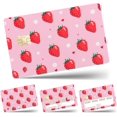 thumbnail image 1 of 4Pcs Cute Credit Card Skin,Strawberry Card Stickers for Debit Cards,Personalizing Bank Card Skins Waterproof Slim Credit Card Sticker Scratch-Resistant Card Cover 4 Styles for Women(Strawberry), 1 of 1