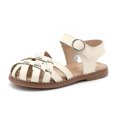 thumbnail image 4 of Cameland Girls' Summer New Soft Soled Floral Bao Head Rhinestone Princess Shoes For Children Non-slip Beach Sandals, 4 of 6