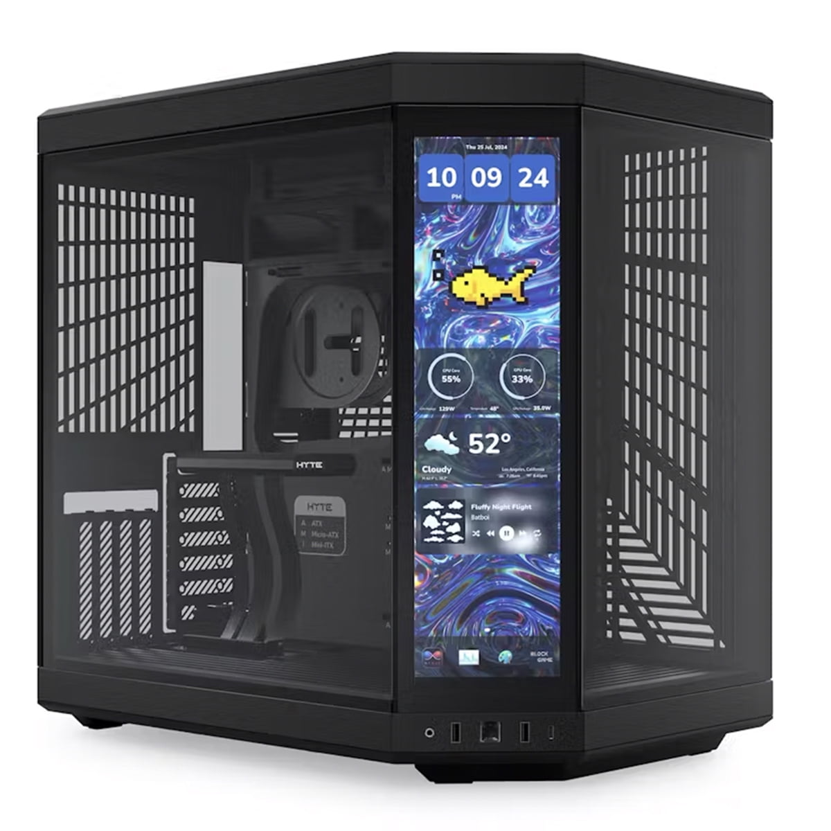 HYTE Y70 Touch Dual Chamber Mid-Tower ATX Case with
