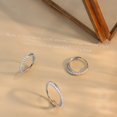 thumbnail image 6 of Clear CZ Nose Rings Hoop - 316L Surgical Steel Body Piercing Hoop Clicker 20G/18G/16G Earrings Jewelry Cartilage Helix Rook Tragus Conch Daith Ring 6/7/8/9/10/11/12mm - Gold/Silver/Black, 6 of 12
