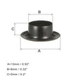 thumbnail image 2 of Grommets de cobre de 8 mm para agujeros Uxcell, negros para tela, cuero, lona y cortinas, 50 juegos, 2 of 6