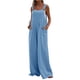 thumbnail image 1 of VISgogo Mono de Color Sólido a la Moda para Mujer Mono Casual con Tirantes de Pierna Ancha y Botones con Bolsillos VISgogo  moda, 1 of 9