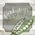thumbnail image 2 of Kimberly, Allen 12x12 Gold Ornate Wood Framed with Double Matting Museum Art Print Titled - Inner Peas, 2 of 4