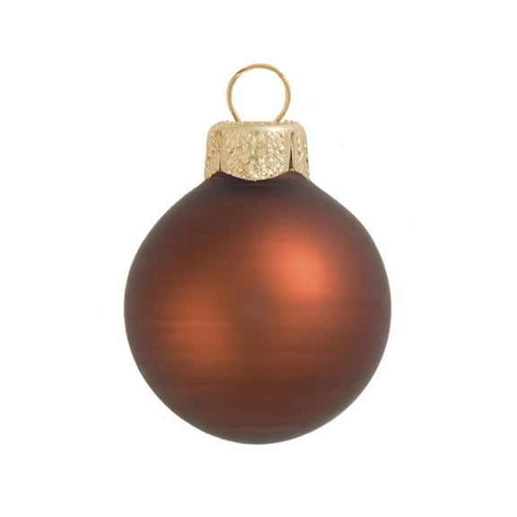 Whitehurst 40ct Matte Finish Glass Christmas Ball Ornaments 1.5" (40mm)
