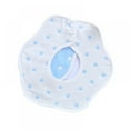 thumbnail image 2 of 1 Piece Newborn Muslin Bibs for Teething and Drooling 360° Rotate Organic Cotton Baby Bibs, Unisex Baby Bibs for Toddler, Adjustable with Snaps, 2 of 3