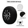 thumbnail image 4 of Rv Spare Tire Cover 15 inch - Classic Camo Green Tire Covers for Trailers, Adjustable Camper Spare Tire Cover, 4 of 7