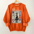 thumbnail image 2 of VKOYWKM Oversized Sweatshirts Women Halloween Sweatshirt Funny Witch Crew Neck Sweatshirt Long Sleeve Pullover Tops Vintage Spooky Graphic Sweatshirts, 2 of 5