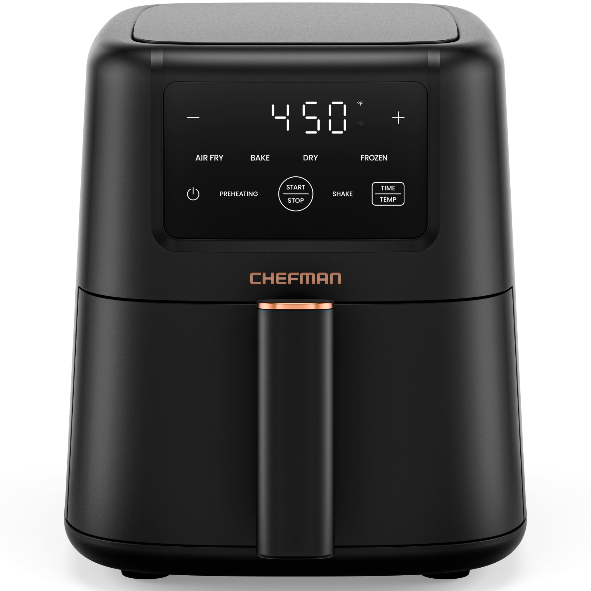 Chefman TurboFry 3.5 Qt. 4-in-1 Air Fryer, 450°F Max Temp with Nonstick Basket – Black