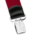 thumbnail image 2 of Buyless Fashion Textured Suspenders for Men - 48" Adjustable Straps 1 1/4" - X Back with Metal Clips, 2 of 7
