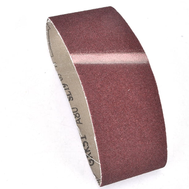 Lot De 5 Bandes Abrasives Uxcell Grain 80 – 1 X 31 Pouces Pour Ponceuse à Ceinture, 80 Grit