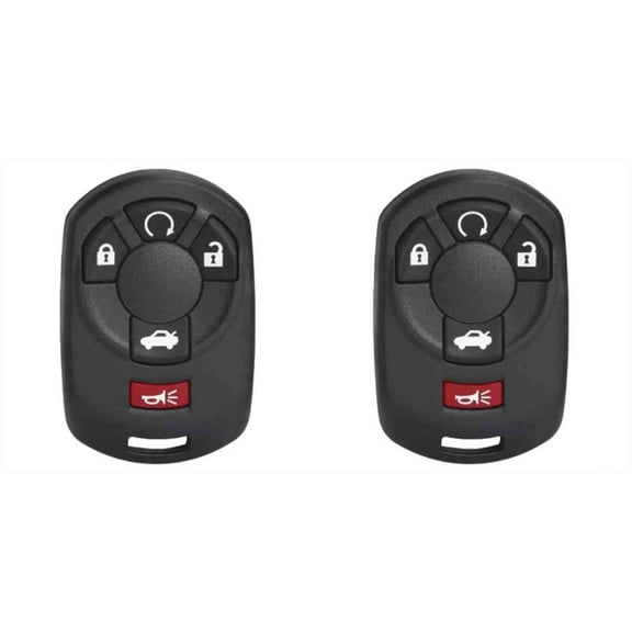 Keys4Less Replcament Smart Key Fob for Cadillac STS 2005-2007 FCC M3N65981403 Part Number 15212383 15212382 Pack of 2