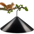 thumbnail image 3 of Toorise 14/16Inch Outdoor Hanging Squirrel Flapper Durable Plastic Squirrel Guard Baffle with Hook and Black Cable Ties Wrap Around Squirrel Baffle Proof for Bird Feeders Poles and Bird House, 3 of 3