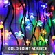 thumbnail image 2 of Luces LED de cadena solares impermeables 50 para exteriores JAMW multicolor, 2 of 5