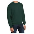 thumbnail image 4 of Yellow Rooster Men's Core Fleece Classic Crewneck Sweatshirt Dark Green 2XL, 4 of 6