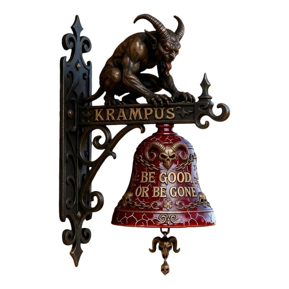 Mozhitti Decorative Bell Your Holiday Vintage Resin Wall Mounted Doorbell Suitable For Front Doors And Home Decoration