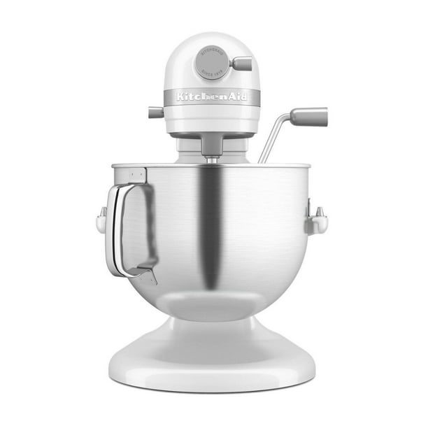 KitchenAid ホワイト KitchenAid 7-Quart Bowl-Lift Stand Mixer with Beater Attachments