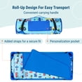 thumbnail image 4 of Wildkin Quilted Nap Mat with Elastic Corner Straps for Boys and Girls (Trains, Planes & Trucks), 4 of 8