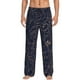 thumbnail image 1 of Fotbe Copper-Gold Gloss Outline Flower Pantalones de Pijama para Hombre, Pantalones de Dormir, Pantalones de Casa con Cintura Ajustable y Bolsillos-Large, 1 of 6