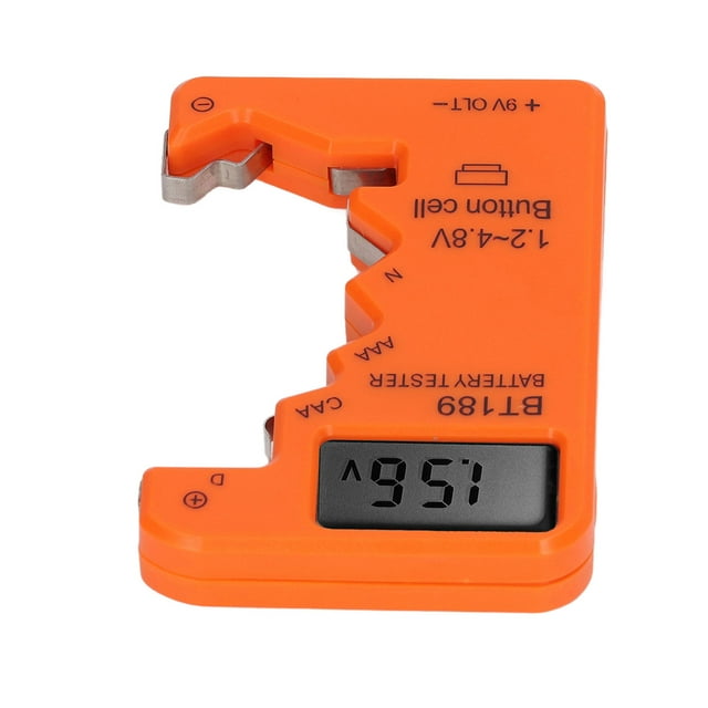 Probador de Capacidad de Batería Herramiente de Pantalla Digital paraaa 9V 1.5V 6F22 Con Operación simple Peso Peso Ligero Tamamo Aplicable Aplicable